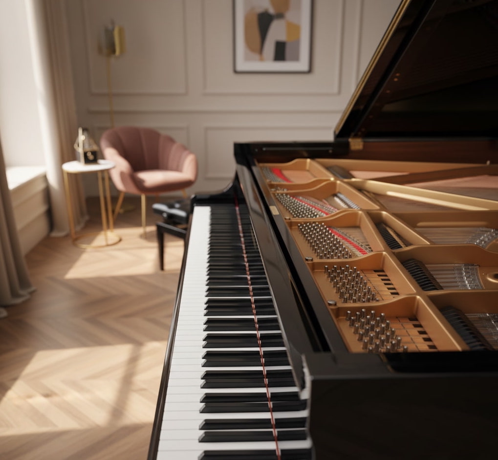 Cuántas teclas tiene un piano de cola